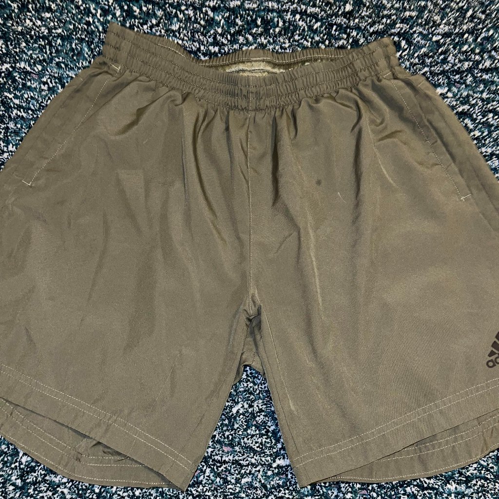 Green Adidas Mens Shorts